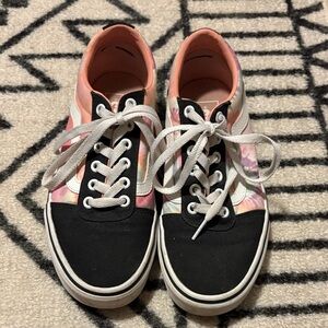 Vans low top Black and Pink Women's Sneakers